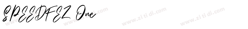 SPEEDFEZ One字体转换